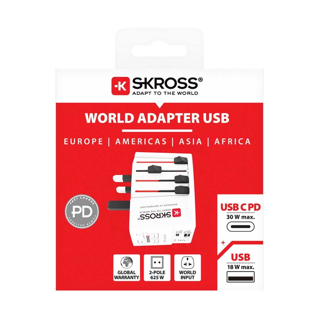 Adaptador Skross MUV USB AC30PD Branco-4