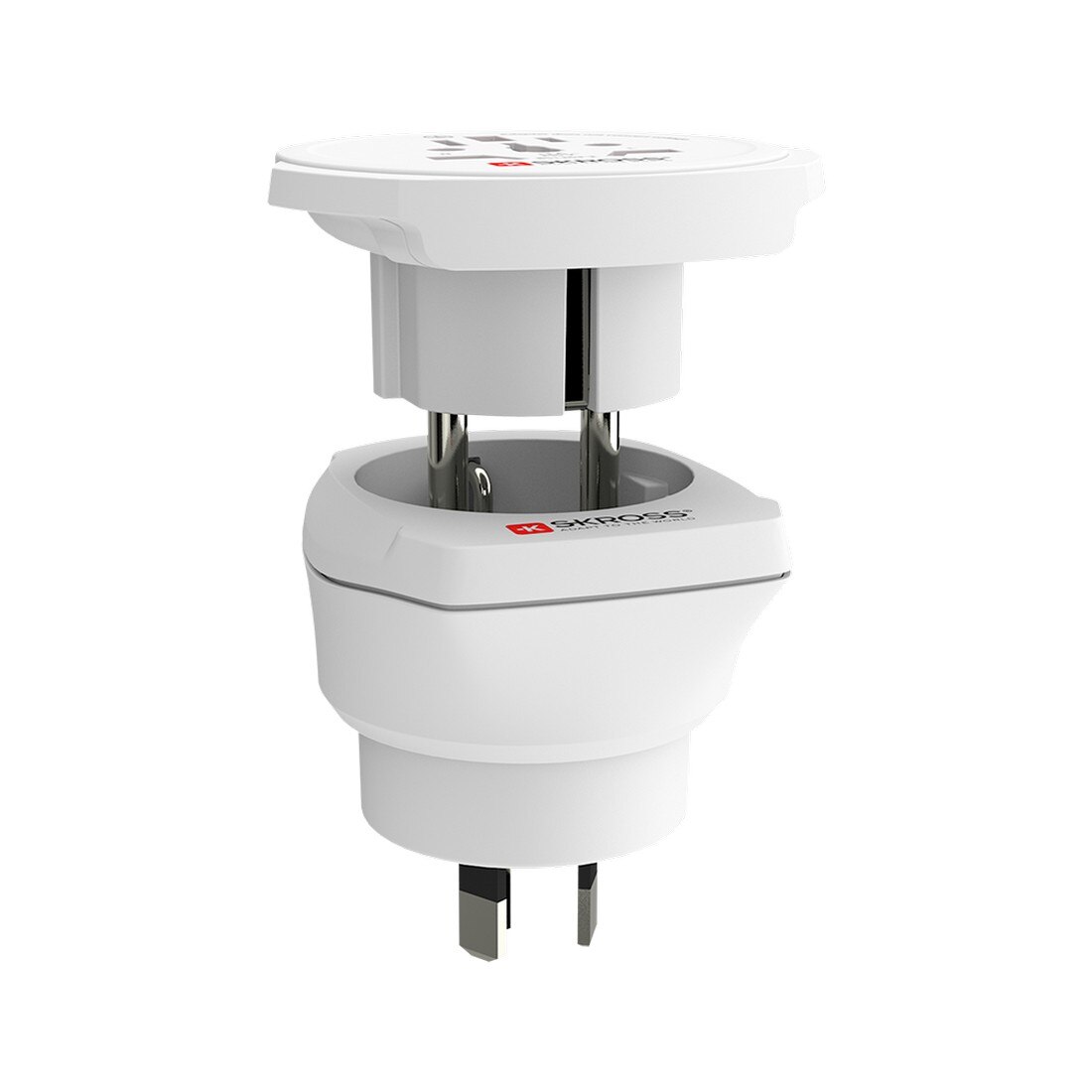 Adaptador Skross Combo World para Austrália / China Branco-2