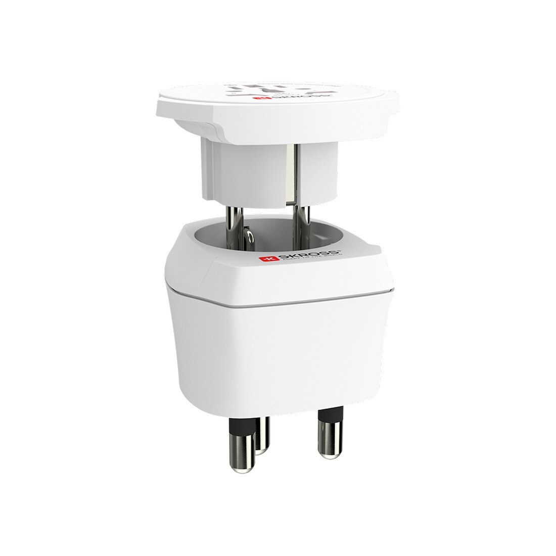 Adaptador Skross Combo World para a África do Sul Branco-2