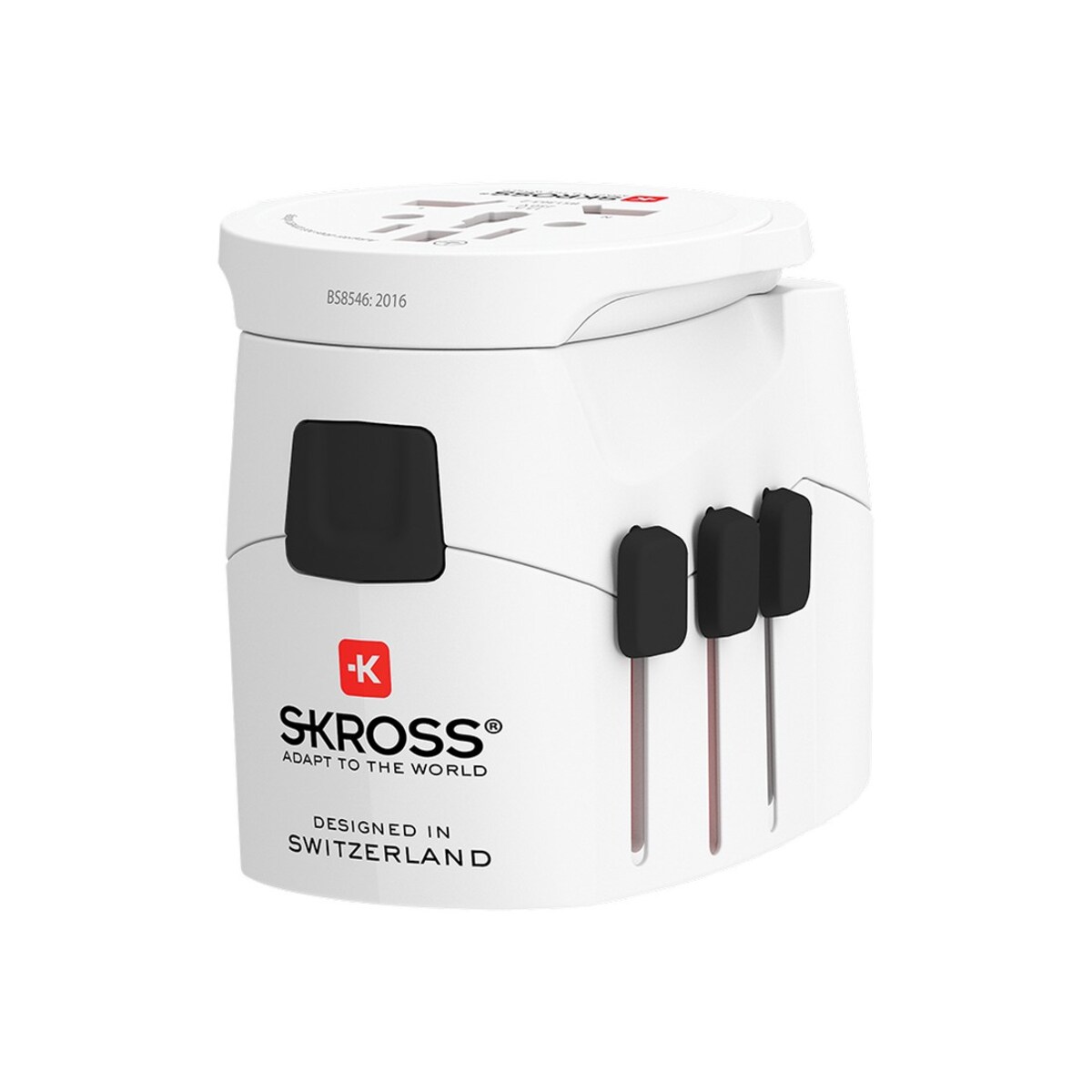 Adaptador Skross Pro Light USB World                      Branco-1