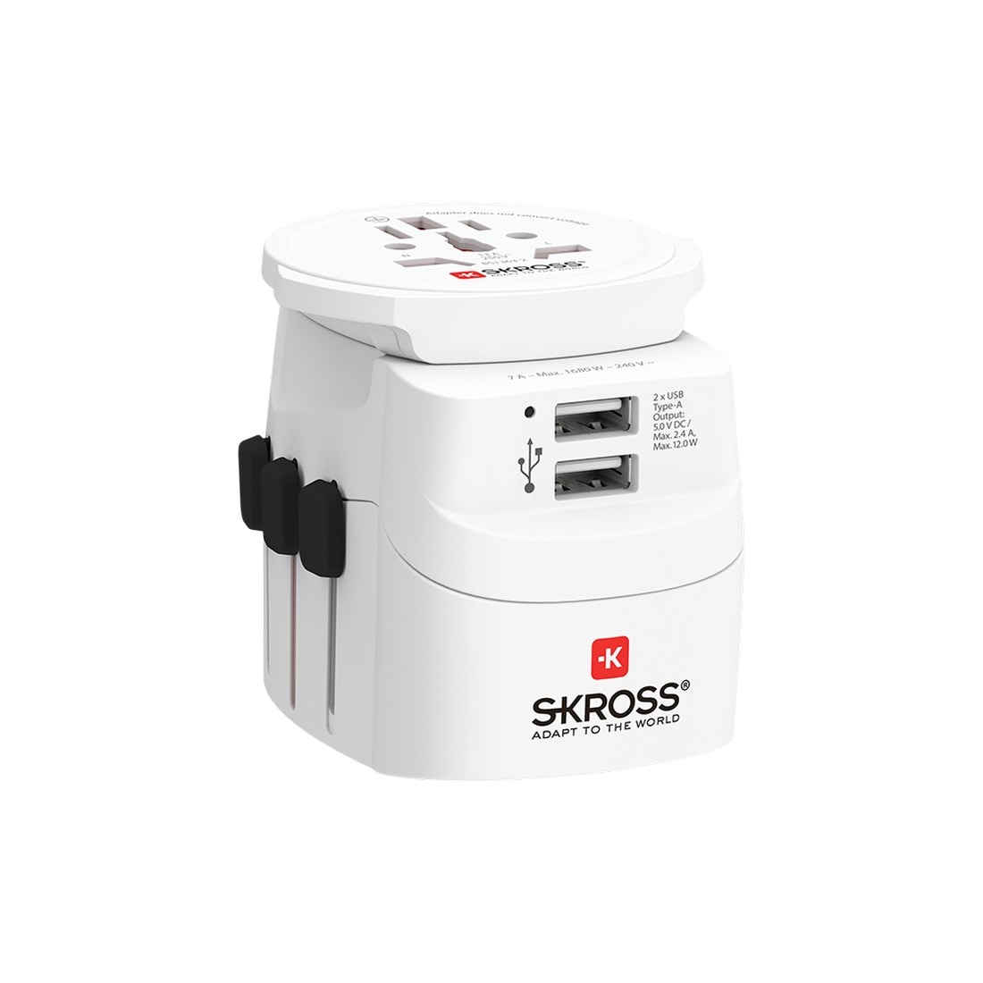 Adaptador Skross Pro Light USB World Branco-3