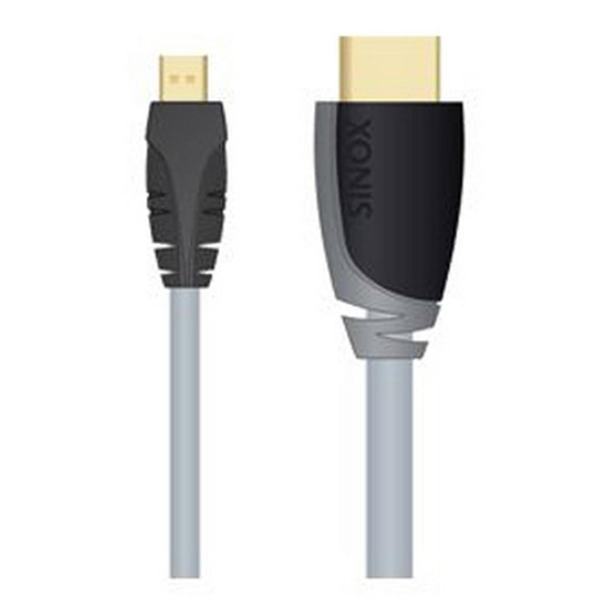 Imagem 0 de Cabo Sinox Micro HDMI para HDMI Plus High Speed SXV1702 2 m