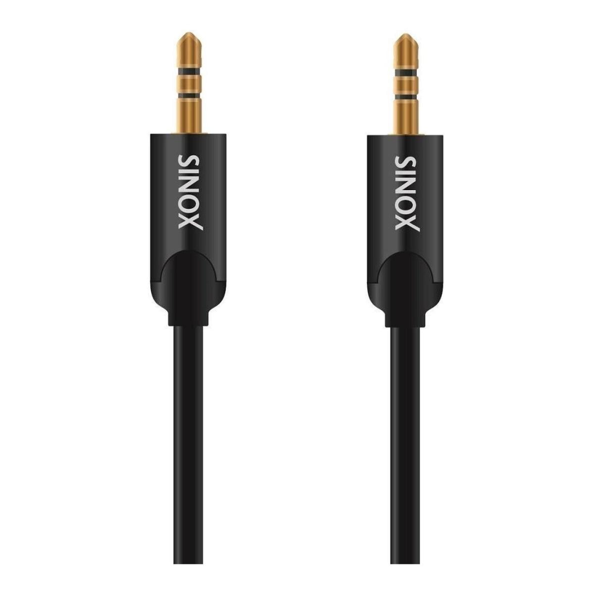 Imagem 0 de Cabo Sinox SHD Ultra 3.5mm Stereo SHD-3361 0,75m - Preto