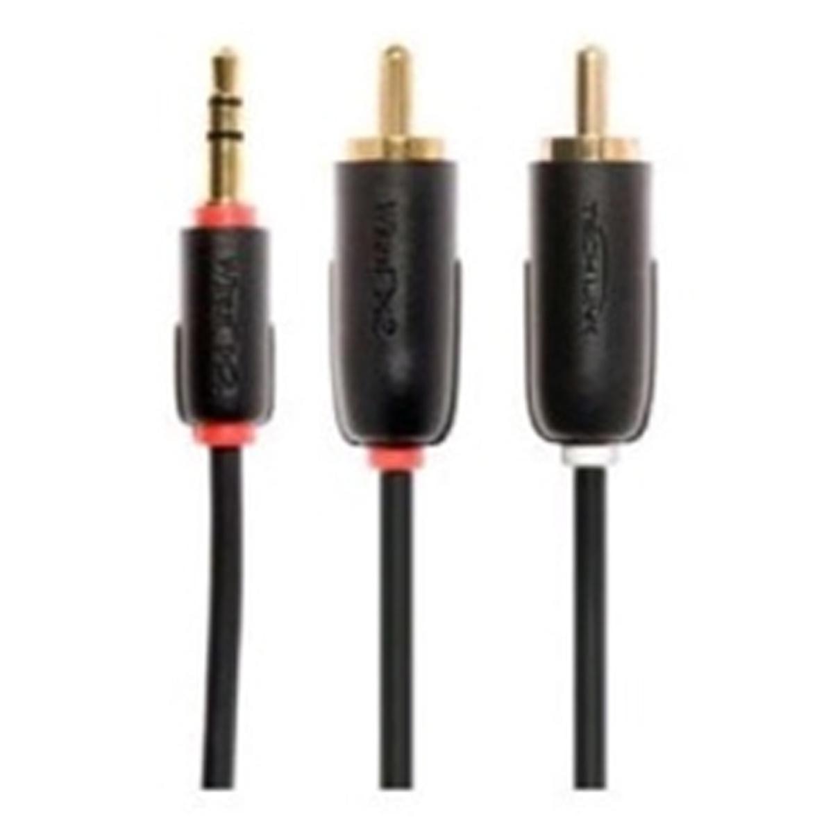 Imagem 0 de Cabo RCA Jack Techlink 3,5mm, 3 metros - Preto