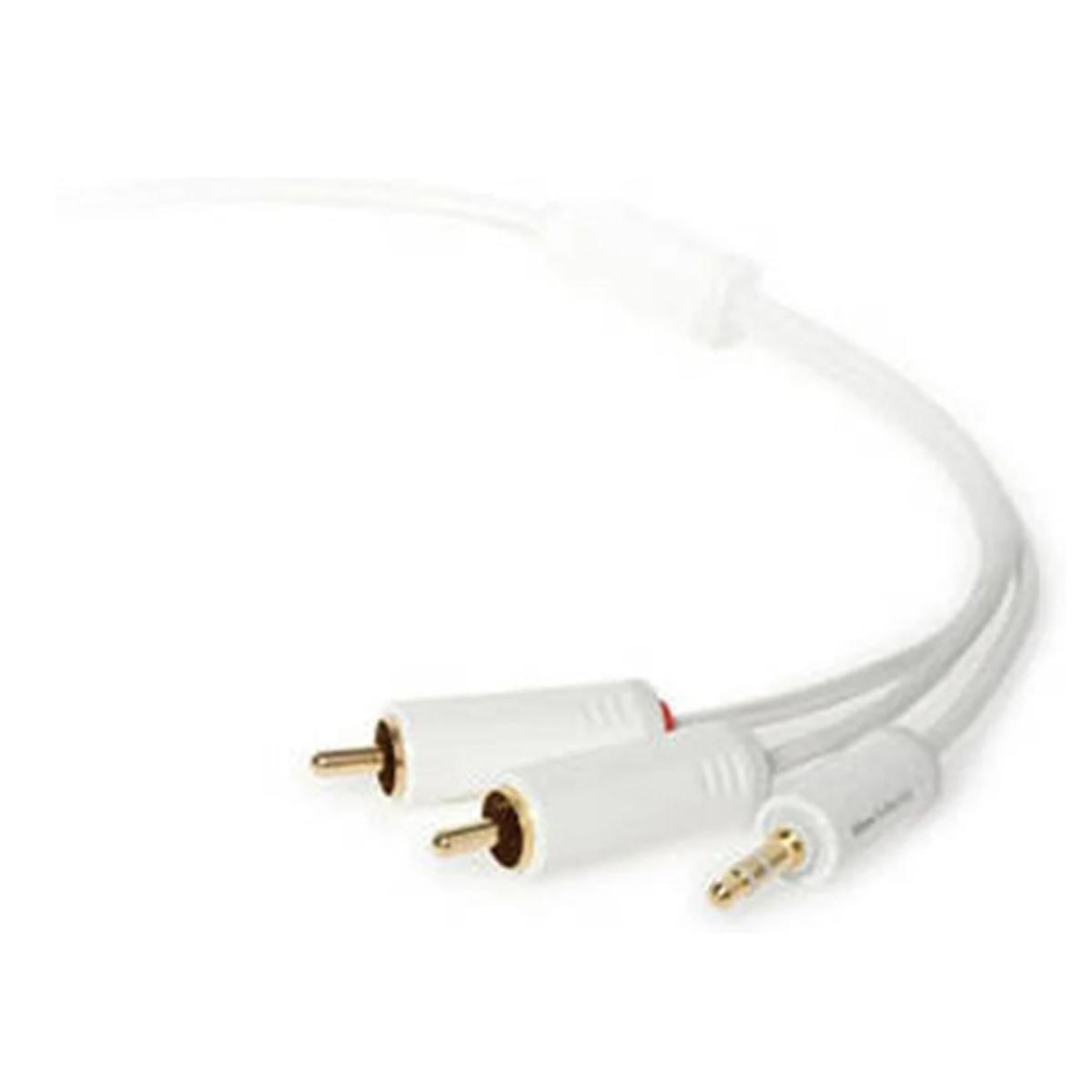 Imagem 0 de Cabo RCA Jack Techlink 3,5mm, 1 metro - Branco