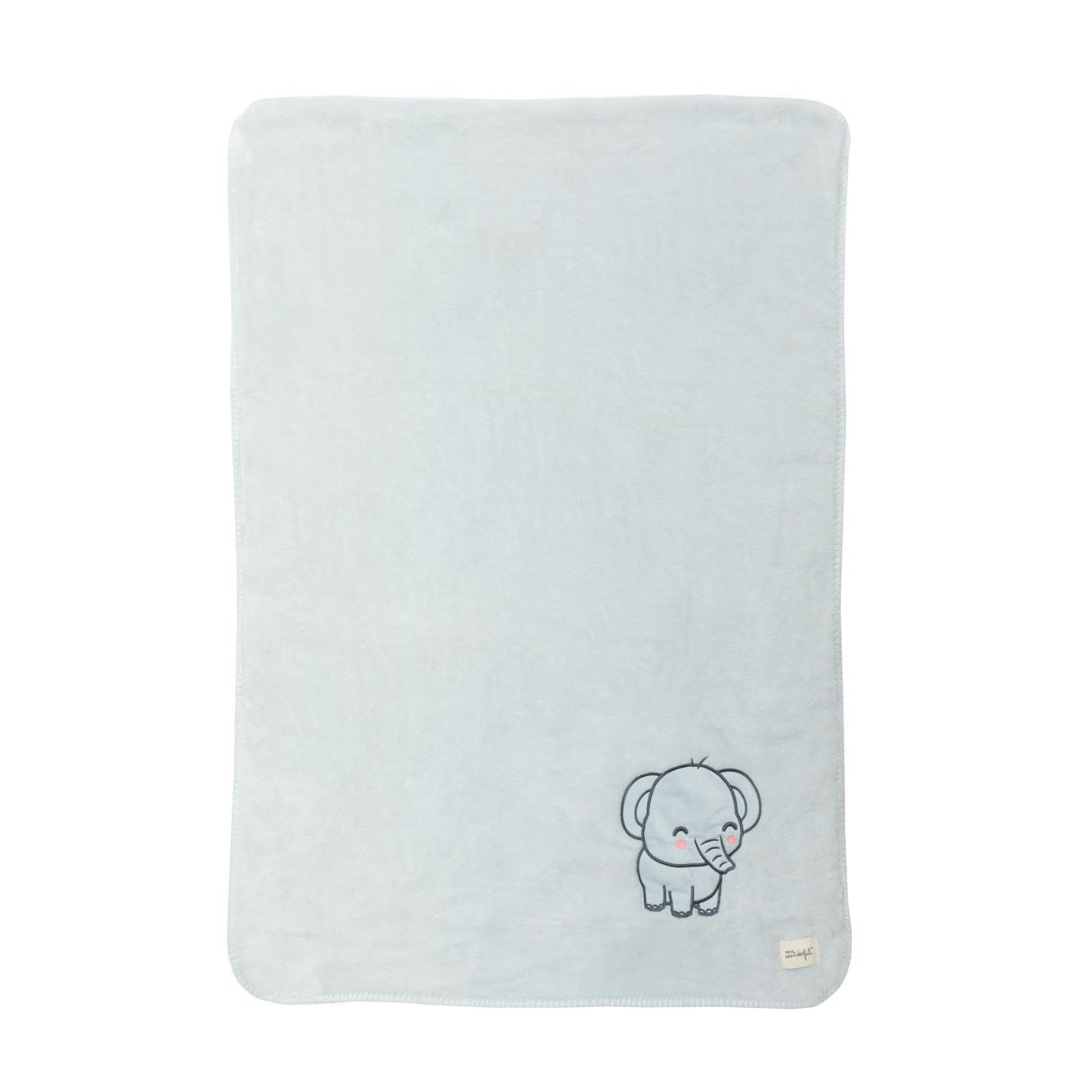 Manta suave para bebé Mr Wonderful: Elefante cinza 3