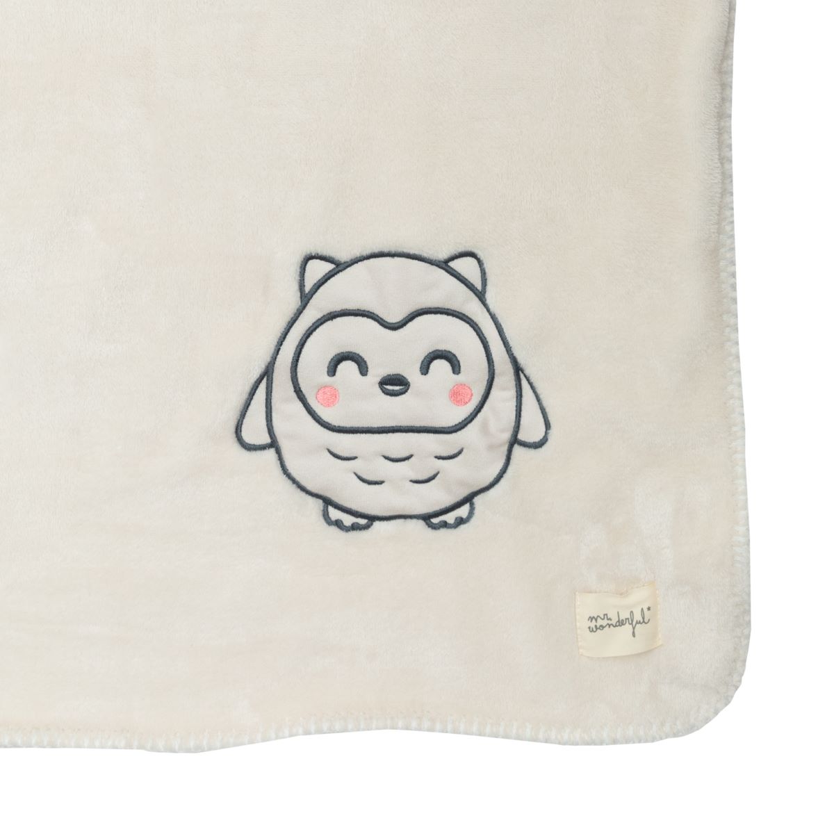 Manta macia para bebé Mr Wonderful: Bege bebé 2