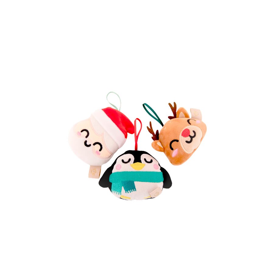 Enfeites de Natal Mr Wonderful para uma árvore de sonho - Pai Natal, pinguim e rena 3