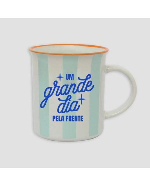 Caneca Azul - Um grande dia pela frente 1