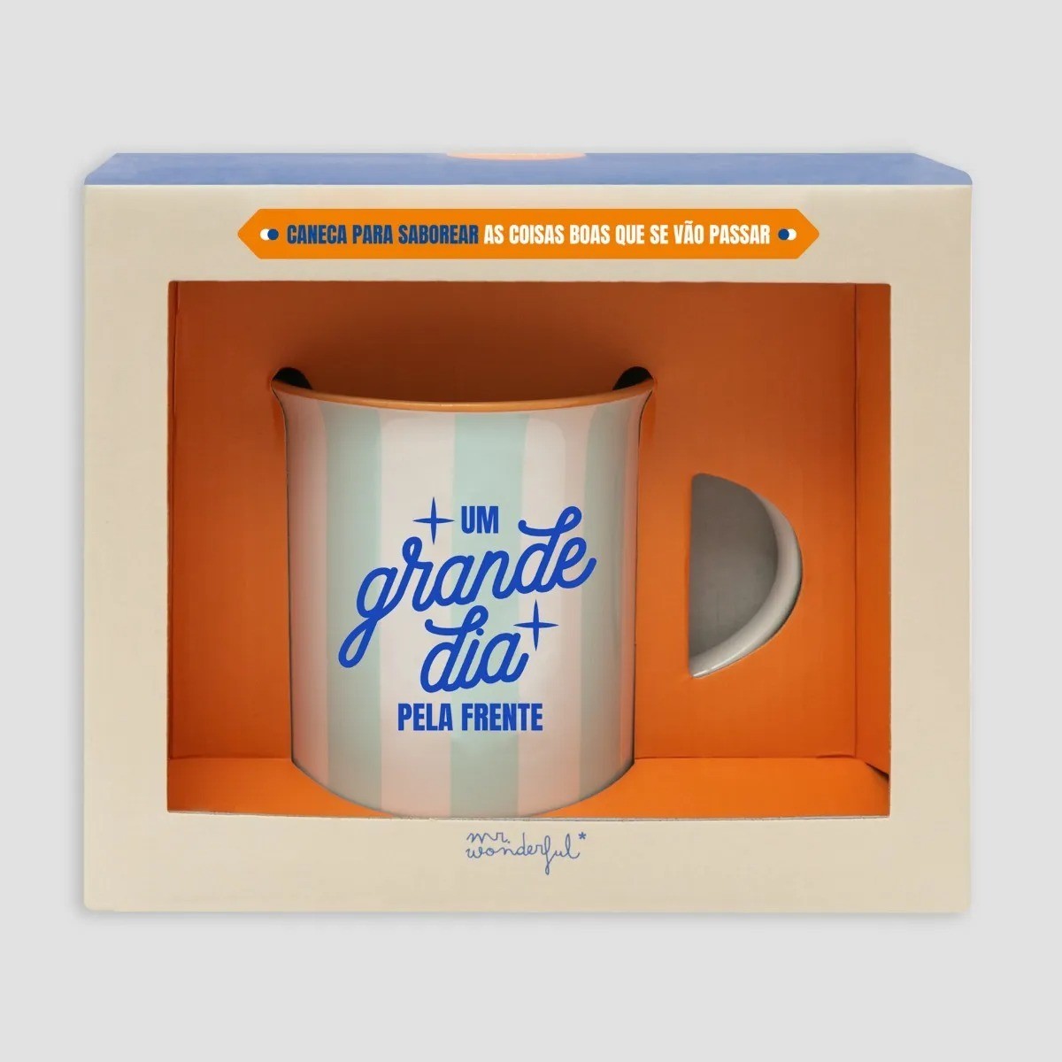 Caneca Azul - Um grande dia pela frente 2