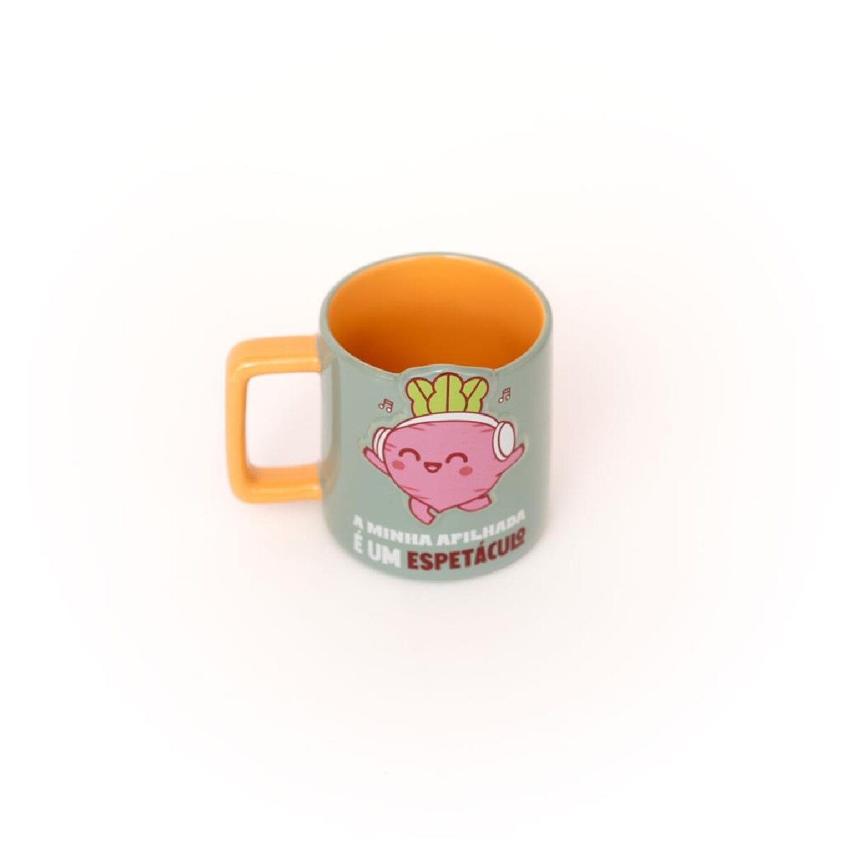 Caneca Cerâmica 3D Beterraba - A Minha Afilhada é um Espetáculo 2