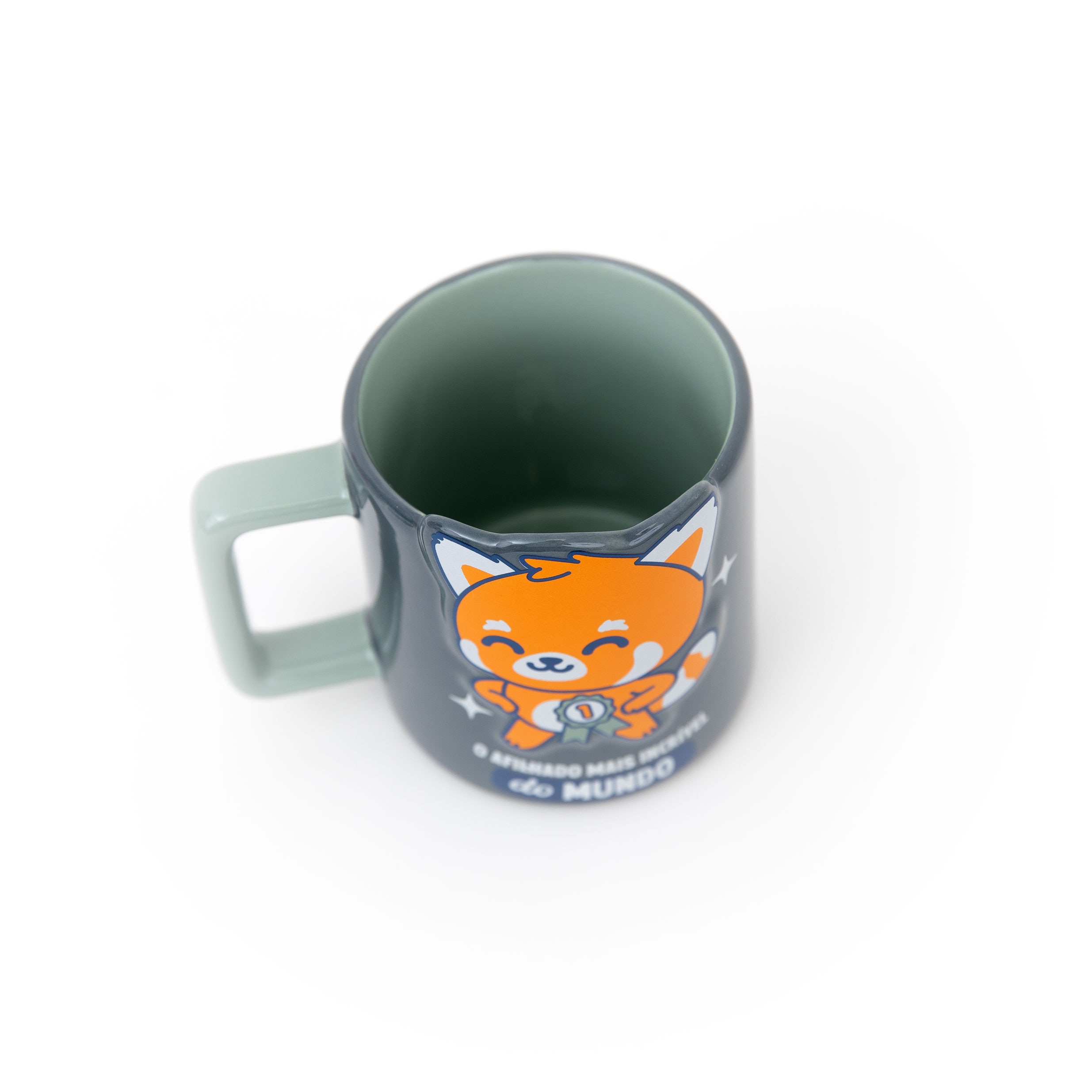 Caneca Cerâmica 3D Panda Vermelho - O Afilhado Mais Incrível do Mundo 6