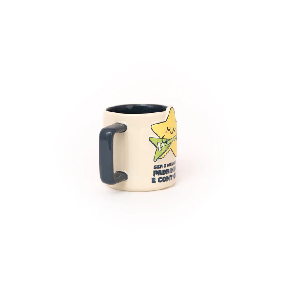 Caneca Cerâmica 3D Estrela - Ser o Melhor Padrinho é Contigo 4