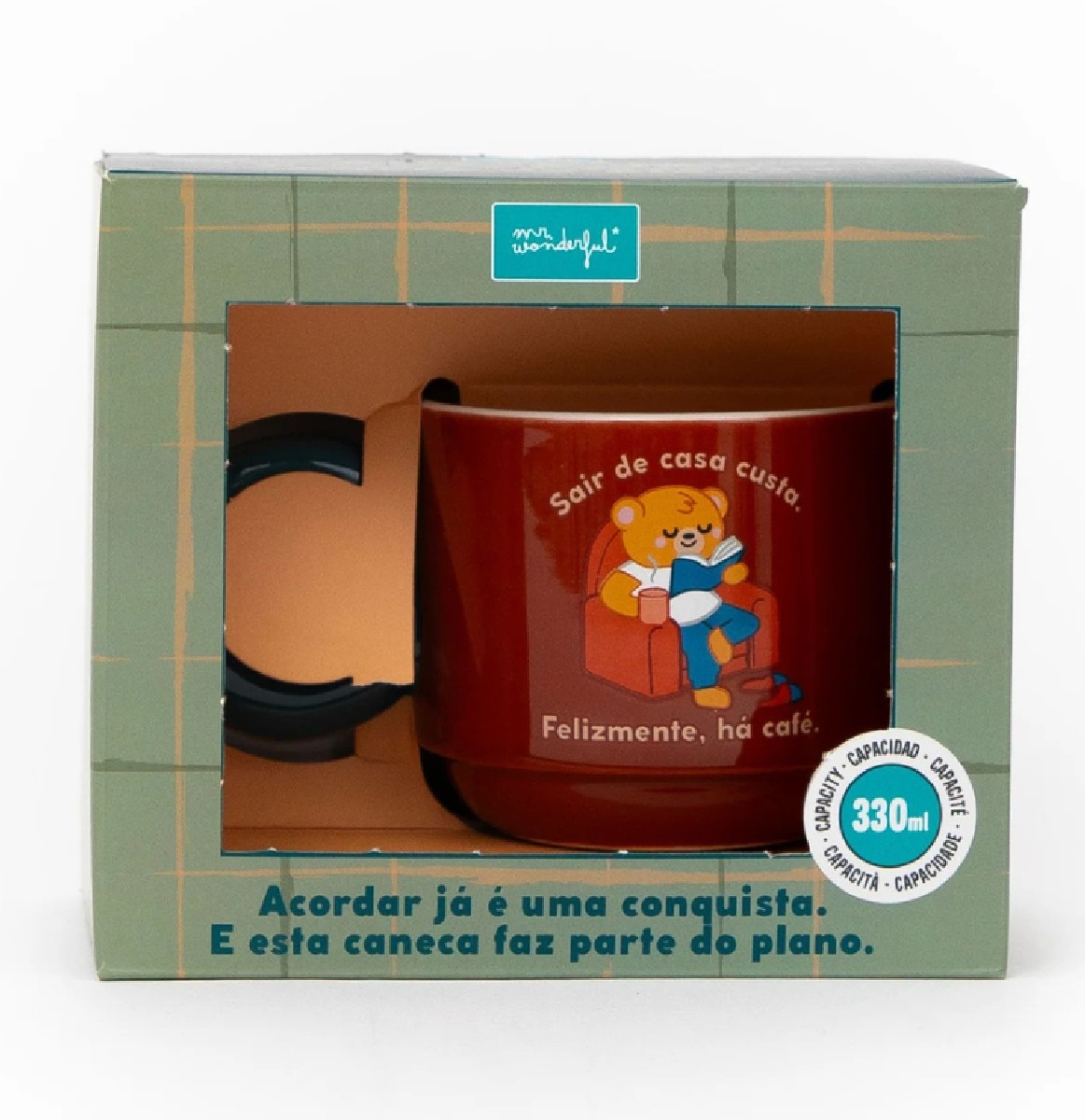 Imagem 0 de Caneca Empilhável-Sair De Casa Custa
