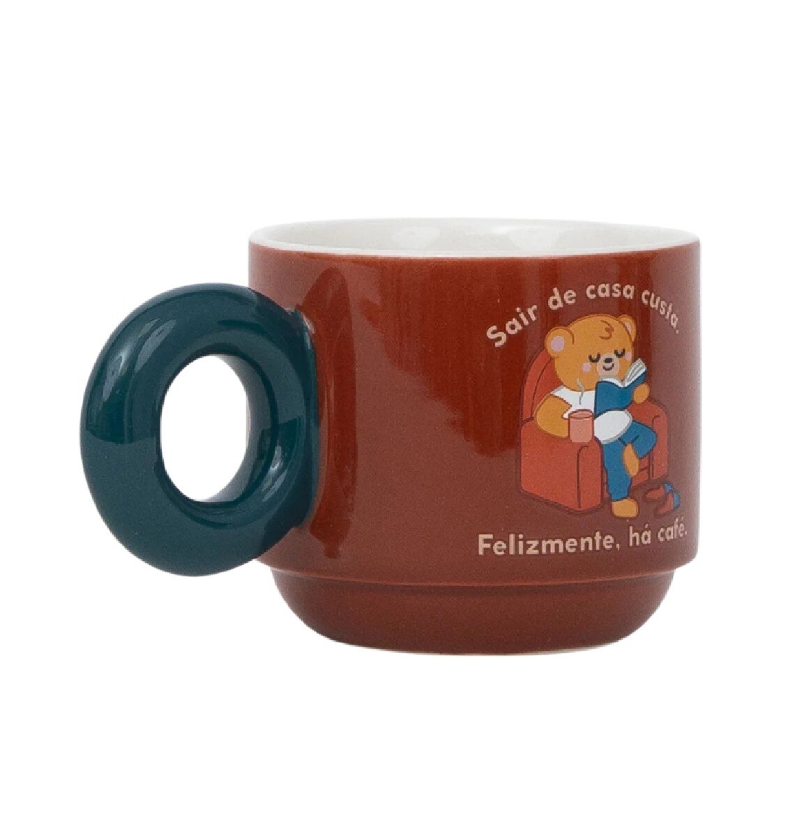 Caneca Empilhável-Sair De Casa Custa 3