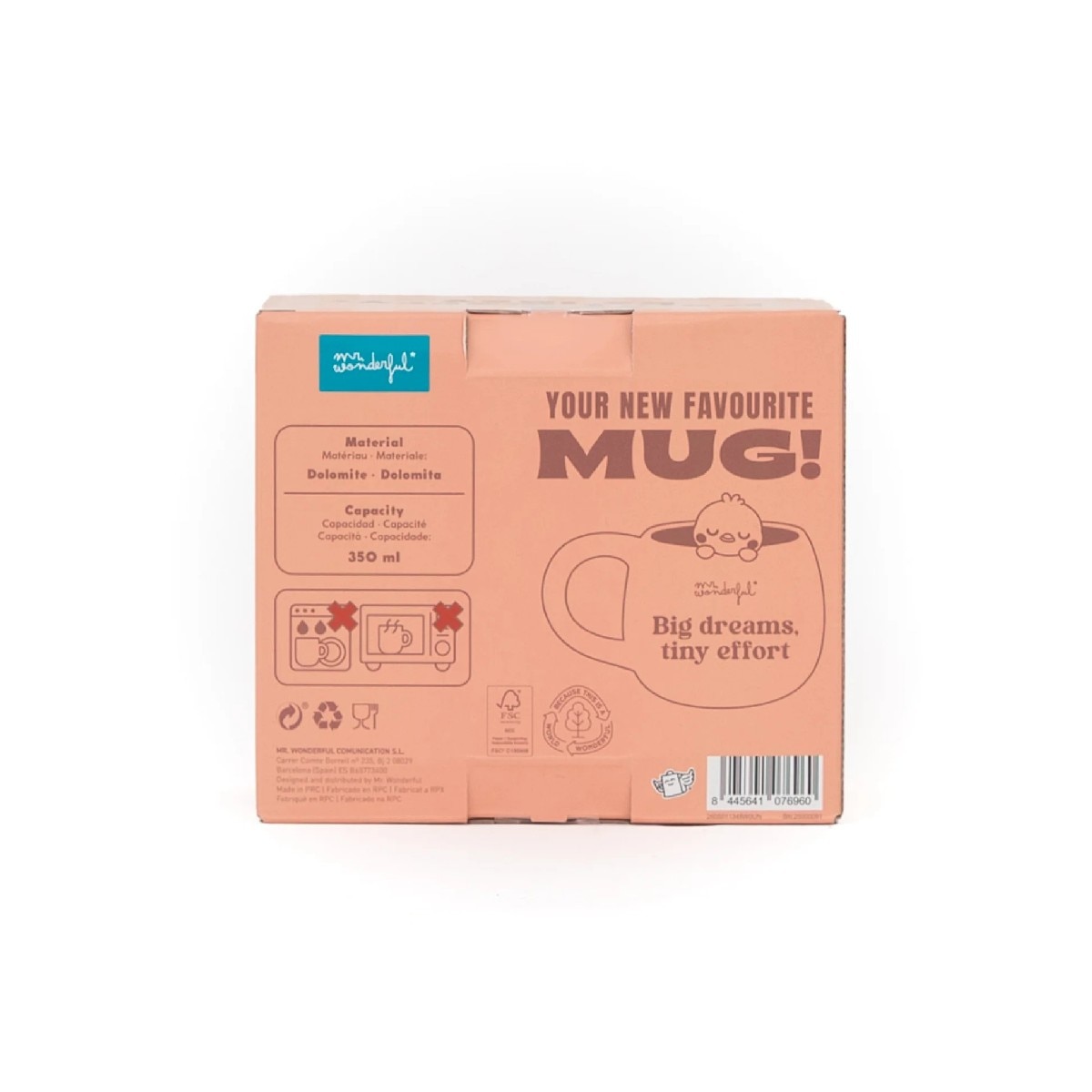 Caneca 3D Lazy Pintainho - Big dreams, Tiny Effort 5