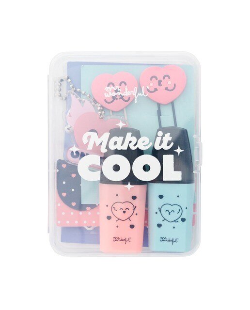 Kit para decorar a tua agenda Mr Wonderful: Make it cool 1