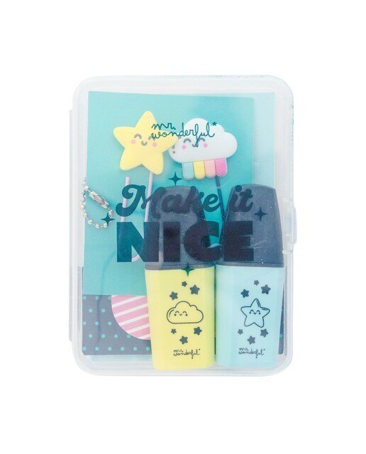 Kit para decorar a tua agenda Mr Wonderful: Make it nice 1