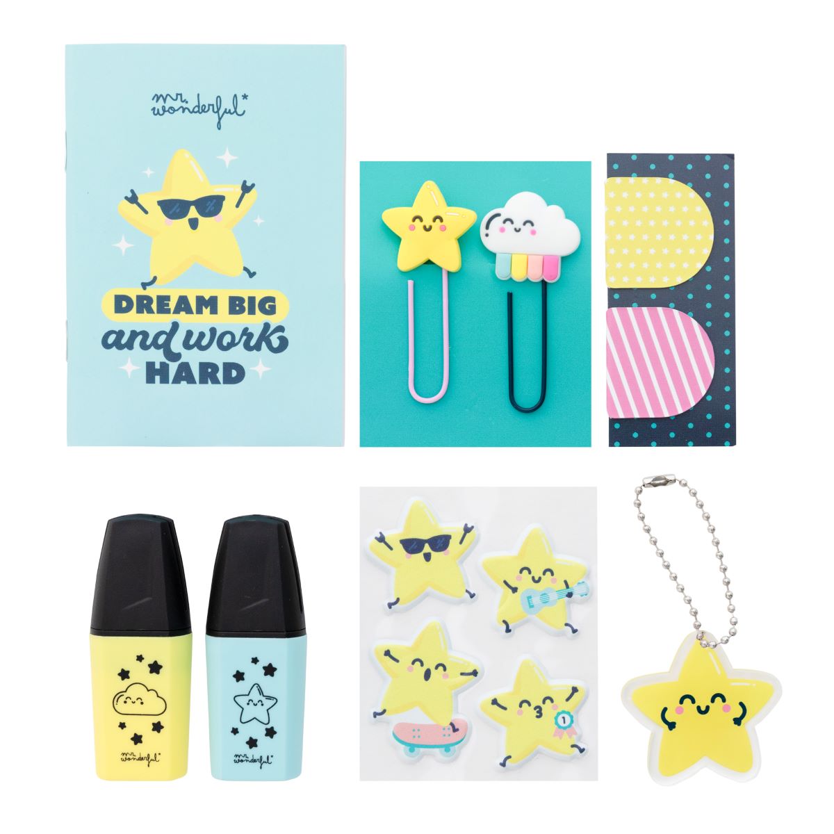 Kit para decorar a tua agenda Mr Wonderful: Make it nice 2