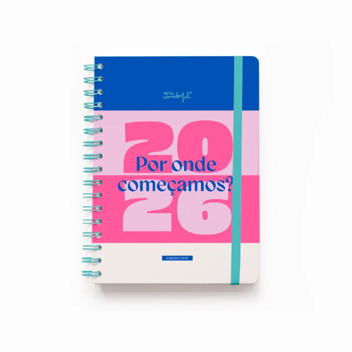 Agenda Semanal 12 Meses 2026 Mr Wonderful Office A5 - Por Onde Começamos? 2