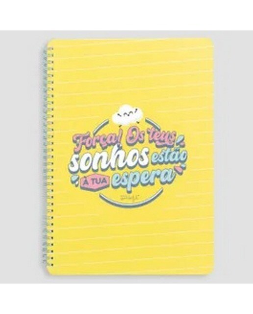 Caderno A4 - Força! Os teus sonhos estão à tua espera 1