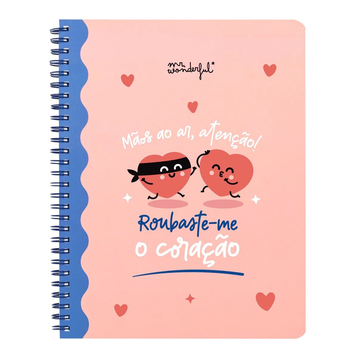 Caderno A5 - Atenção! Você roubou meu coração 1