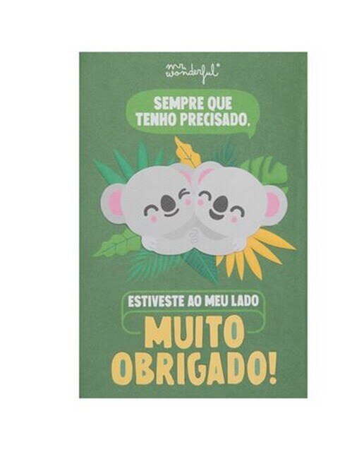 Postal Mr. Wonderful - Sempre que Tenho Precisado, Estiveste ao Meu Lado. Muito Obrigado! 1