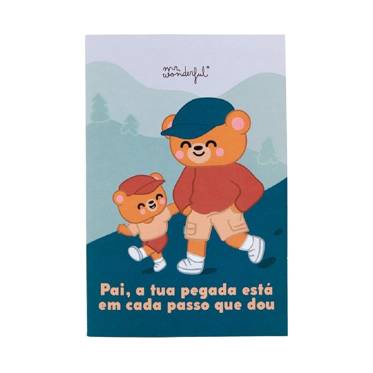 Imagem 0 de Postal Pop-up - Pai, a Tua Pegada Está em Cada Passo que Dou