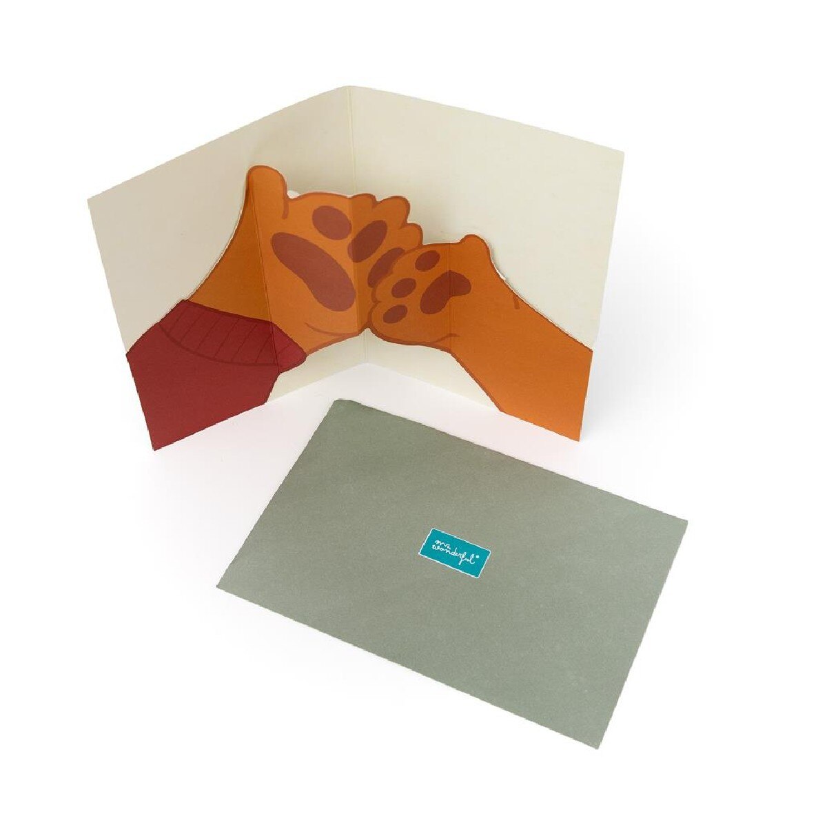 Postal Pop-up - Pai, a Tua Pegada Está em Cada Passo que Dou 3