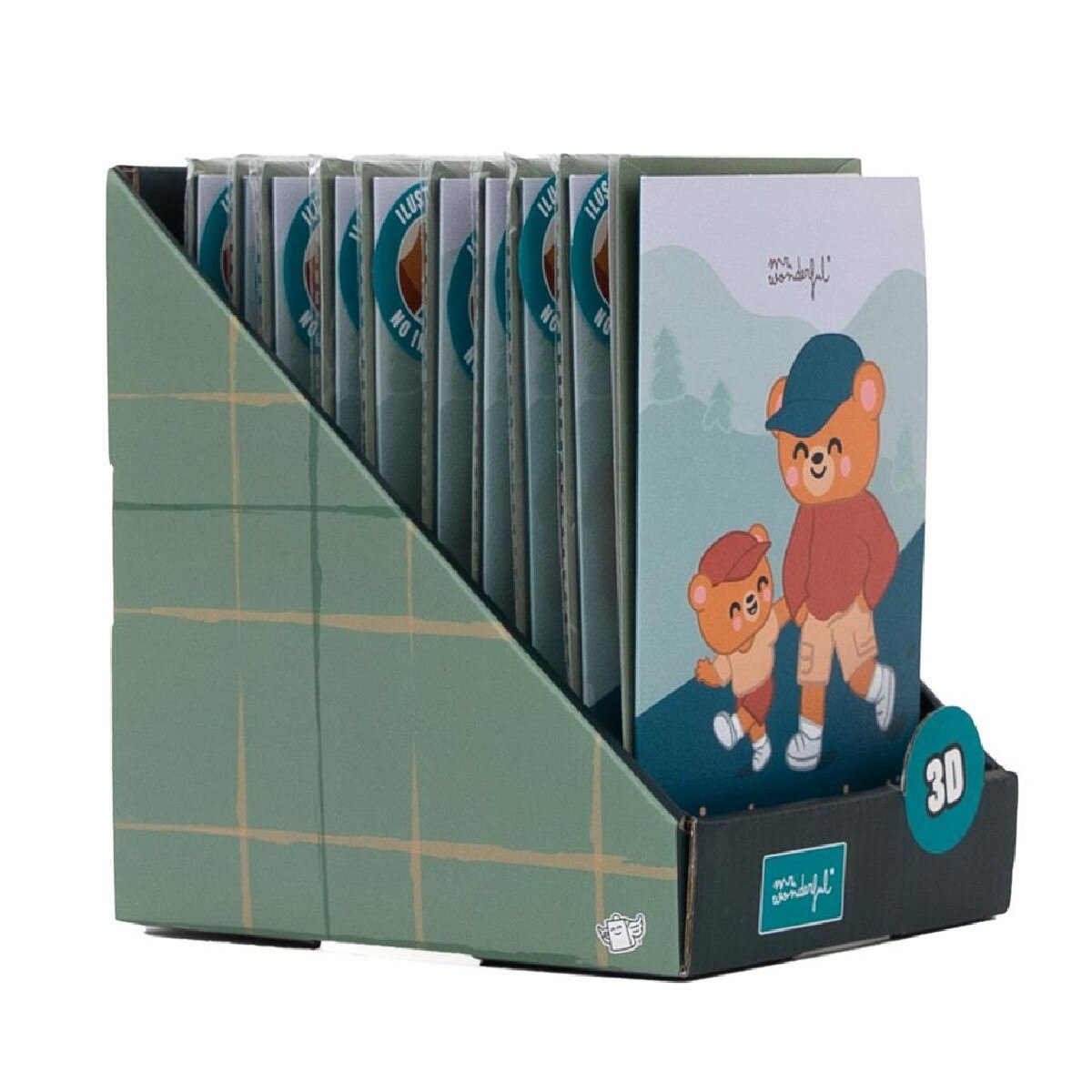 Postal Pop-up - Pai, a Tua Pegada Está em Cada Passo que Dou 6
