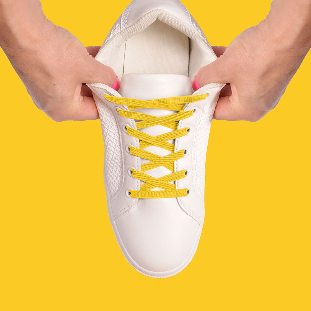Atacador elástico com sistema ATAFIX amarelo 2