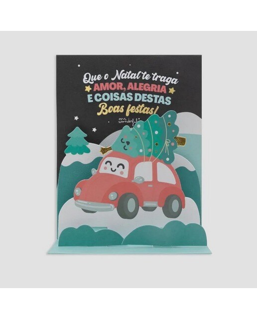 Postal de Natal - Que o Natal te traga amor, alegria e coisas destas 1