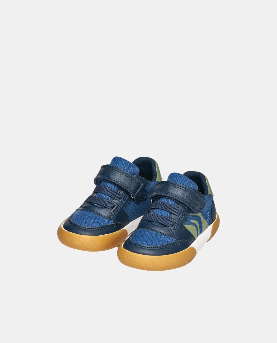 Sapatilhas Low Cut Transpiráveis de Bebé Geox Azul-marinho-3