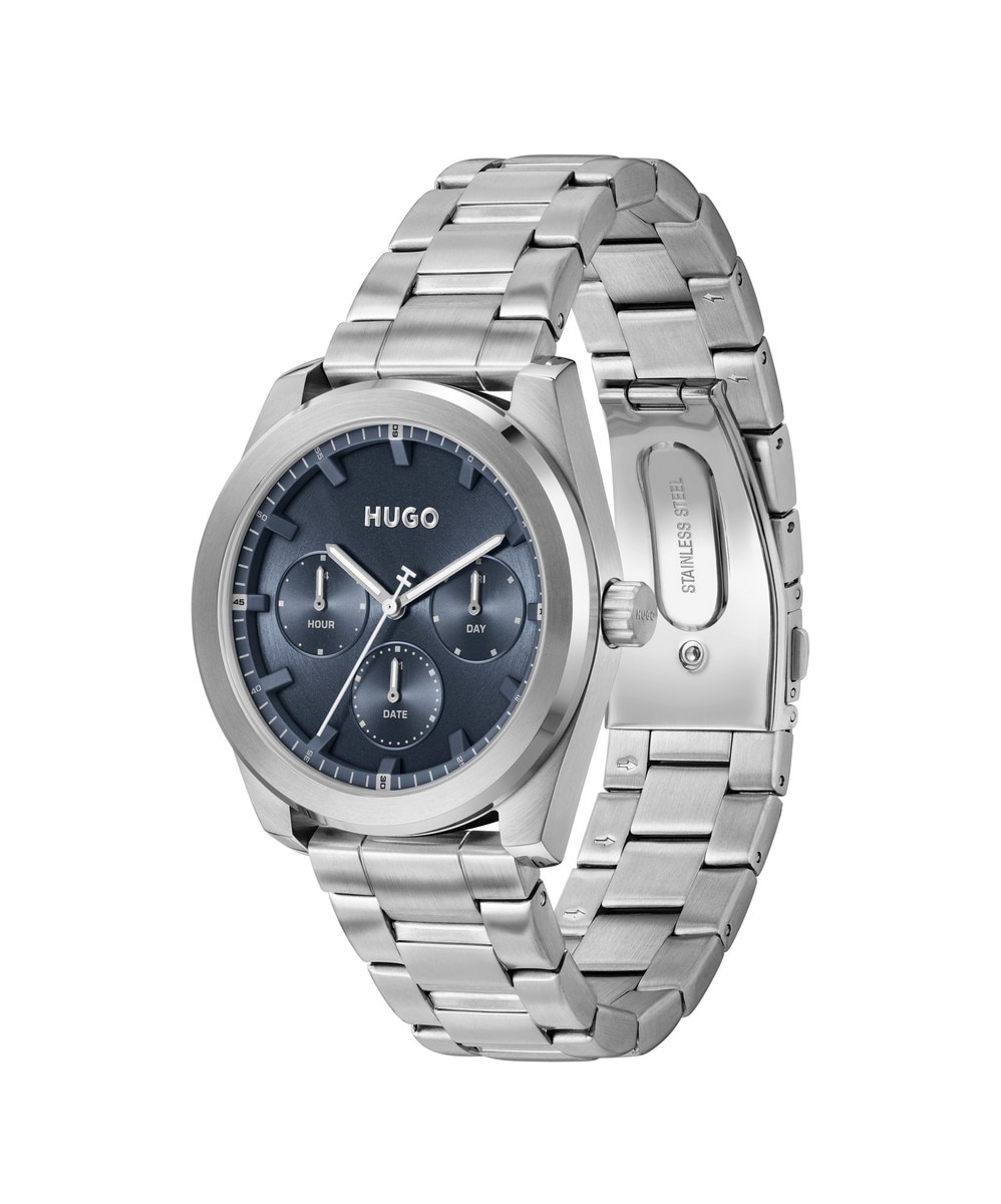 Relógio Bright Sport 1530424 de Aço Inoxidável - Azul Prateado-2
