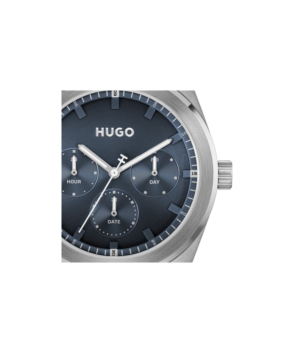 Relógio Bright Sport 1530424 de Aço Inoxidável - Azul Prateado-3
