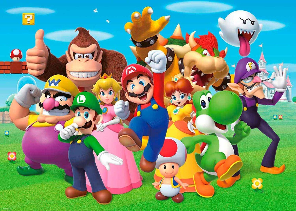 Puzzle Ravensburger Super Mario Bros. 1000 Peças 2
