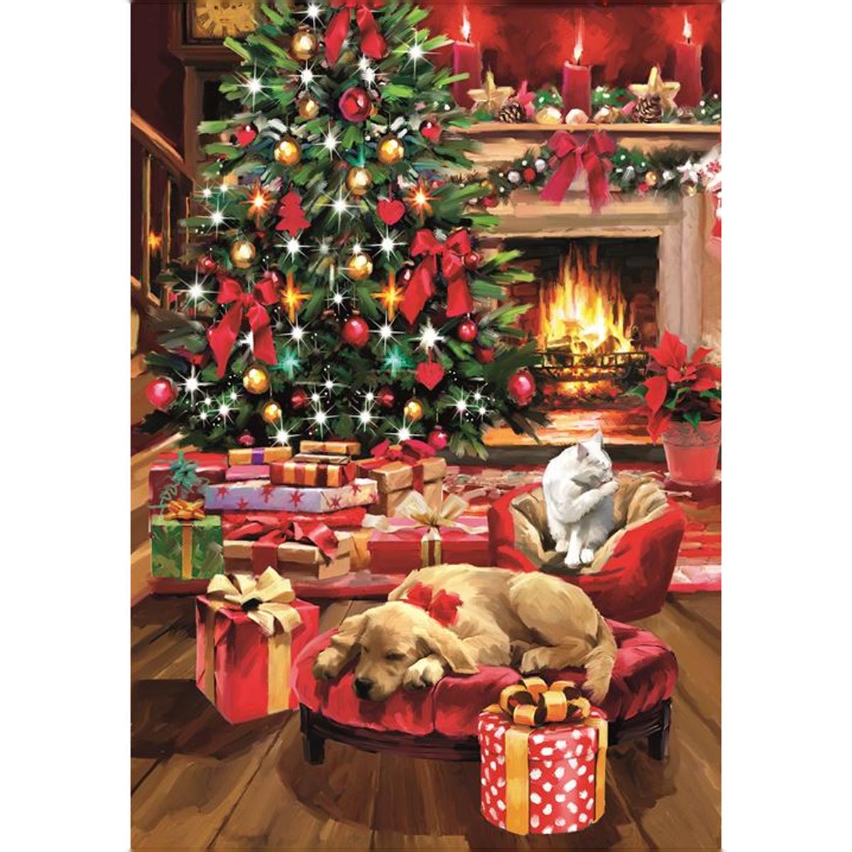 Puzzle Classic Christmas Collection: Christmas By The Fire 1000 Peças 2