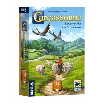 Imagem 0 de Jogo Carcassonne Expansão 9: Vinhas e Ovelhas