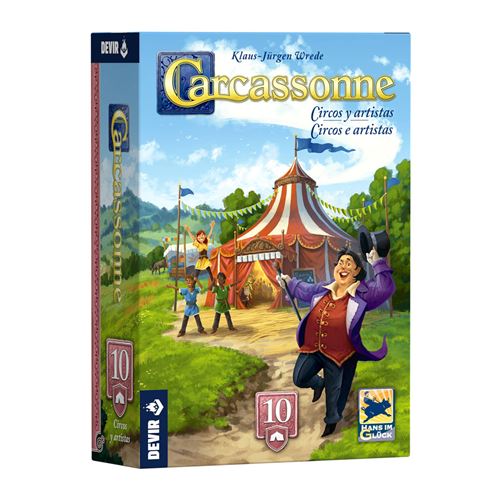 Imagem 0 de Jogo Carcassonne Expansão 10: Circos e Artistas