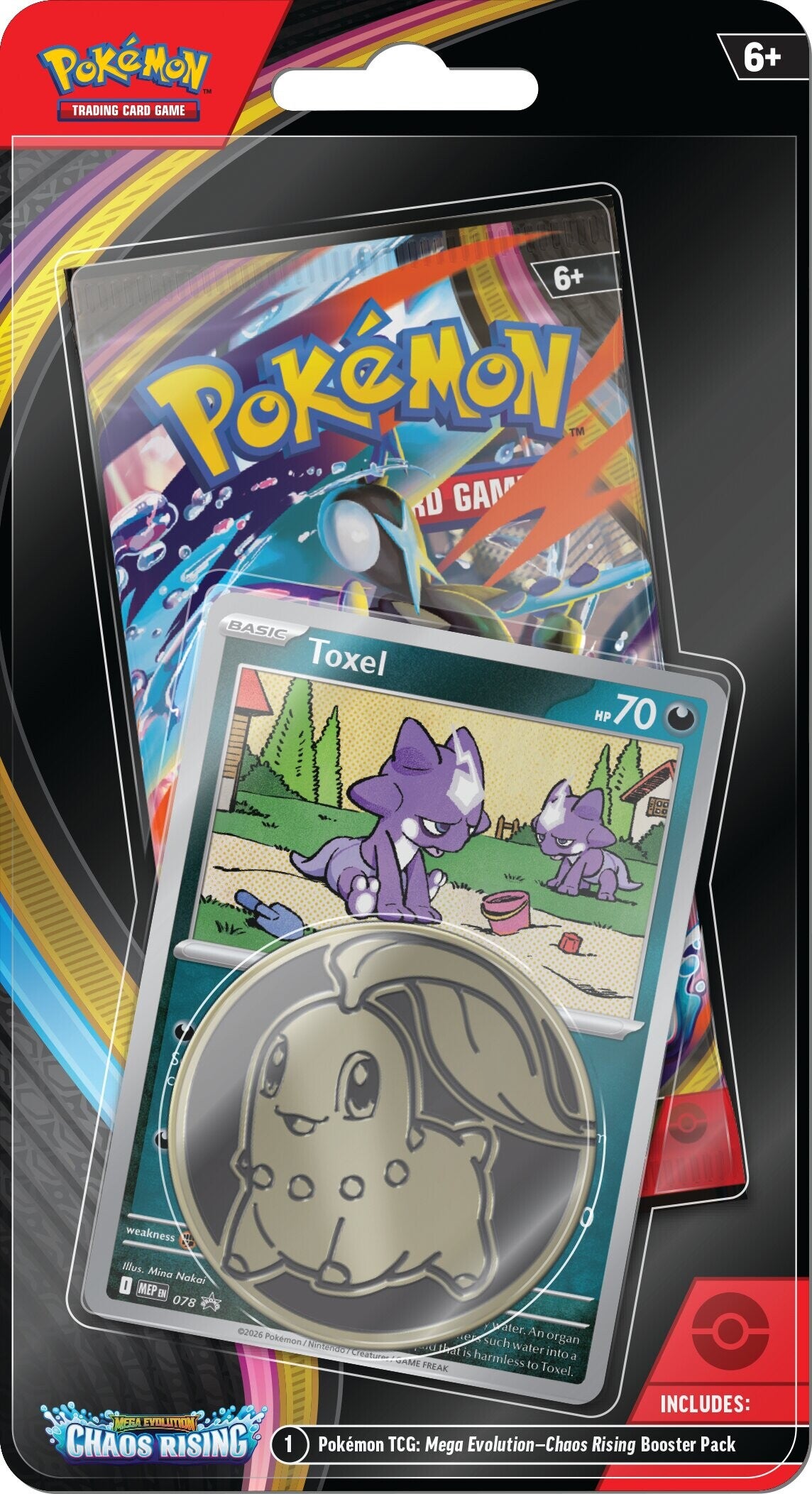 Imagem 0 de Pokémon ME04: Chaos Rising - Embalagem individual Toxel