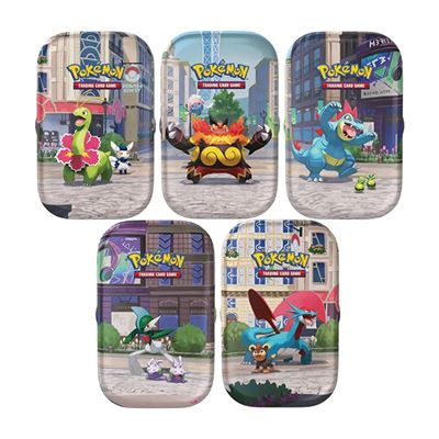 Imagem 0 de Embalagens Pokémon Mini Tin Assorted Inglês - Modelos Sortidos Envio Aleatório