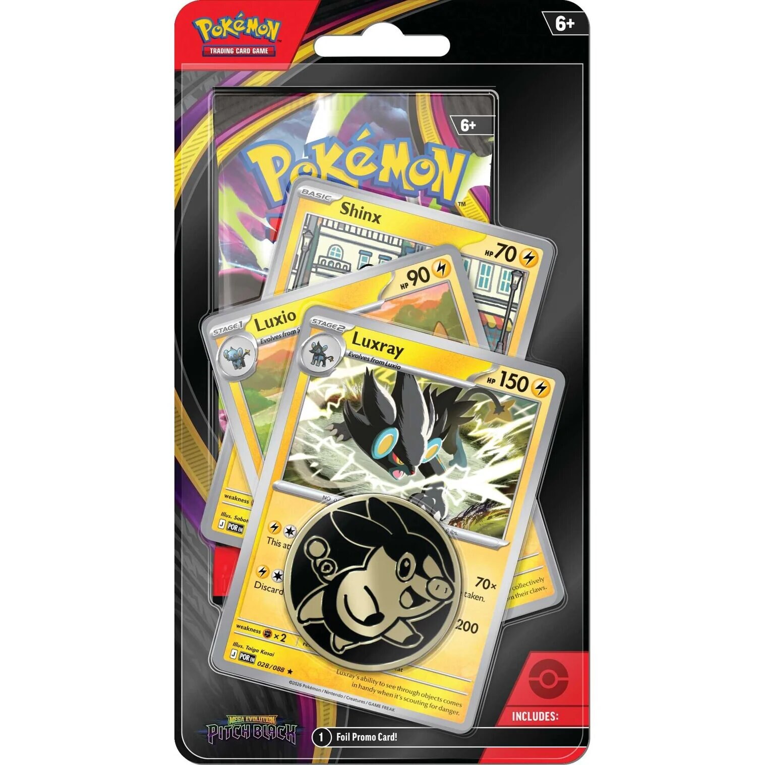 Pokémon TCG: Mega Evolution Pitch Black - Premium Checklane CDU Modelo Sortido Envio Aleatório 2