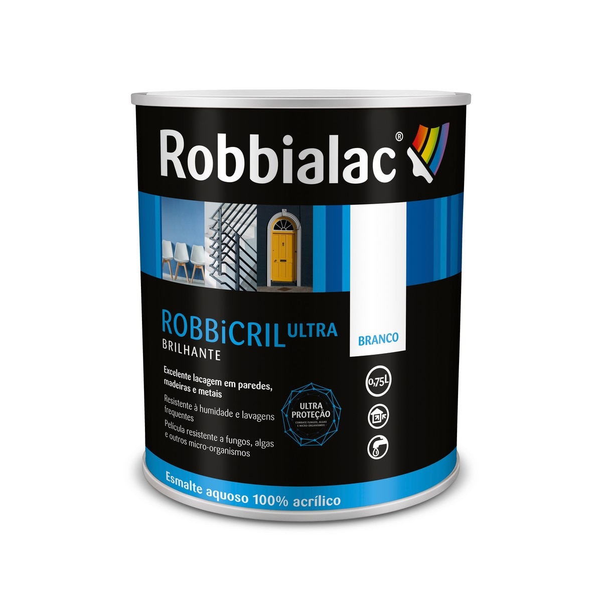 Imagem 0 de Robbicril Ultra Brilhante Branco - 750 ml