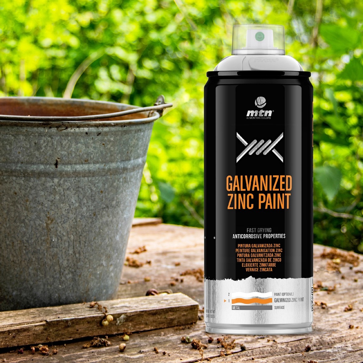 Spray Tinta Galvanizada Zinco Mate - 400 ml Incolor-2