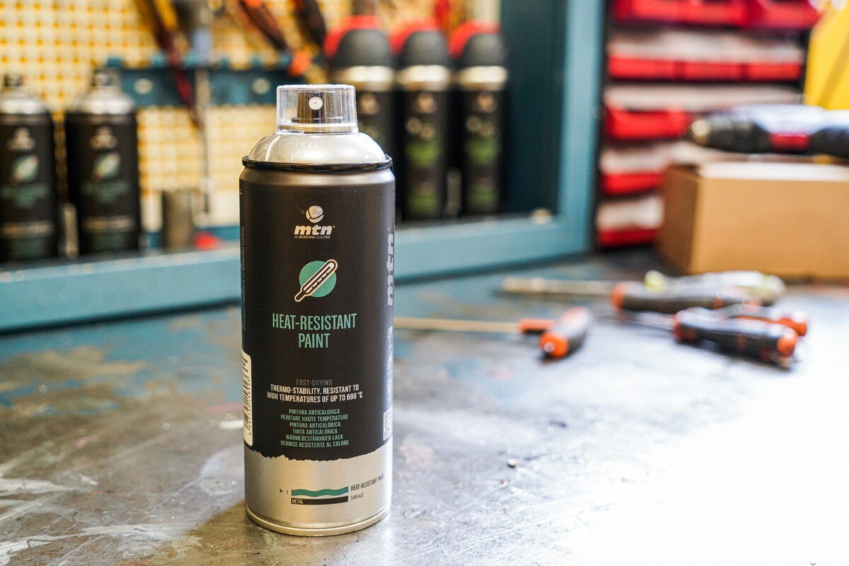 Spray de Tinta Resistente a Alta Temperatura - 400 ml 3