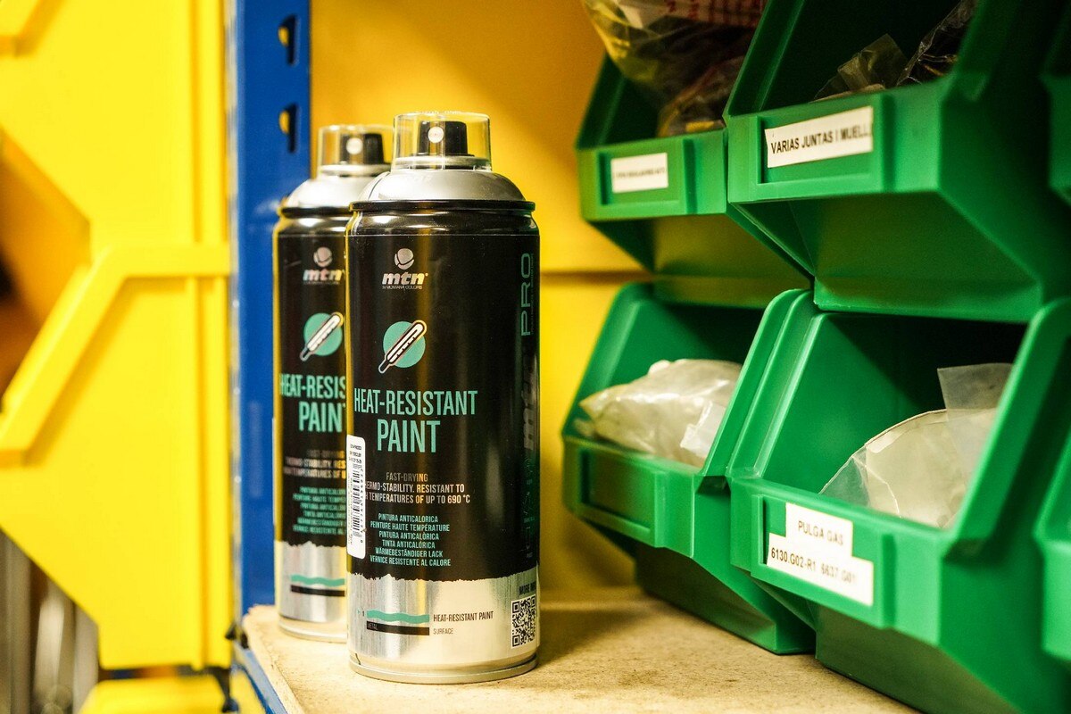Spray de Tinta Resistente a Alta Temperatura - 400 ml 4