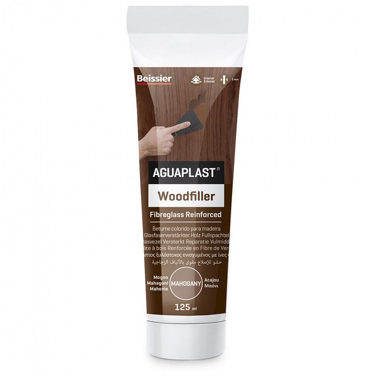 Betume para Madeira de Mogno Aguaplast - 125 ml 1