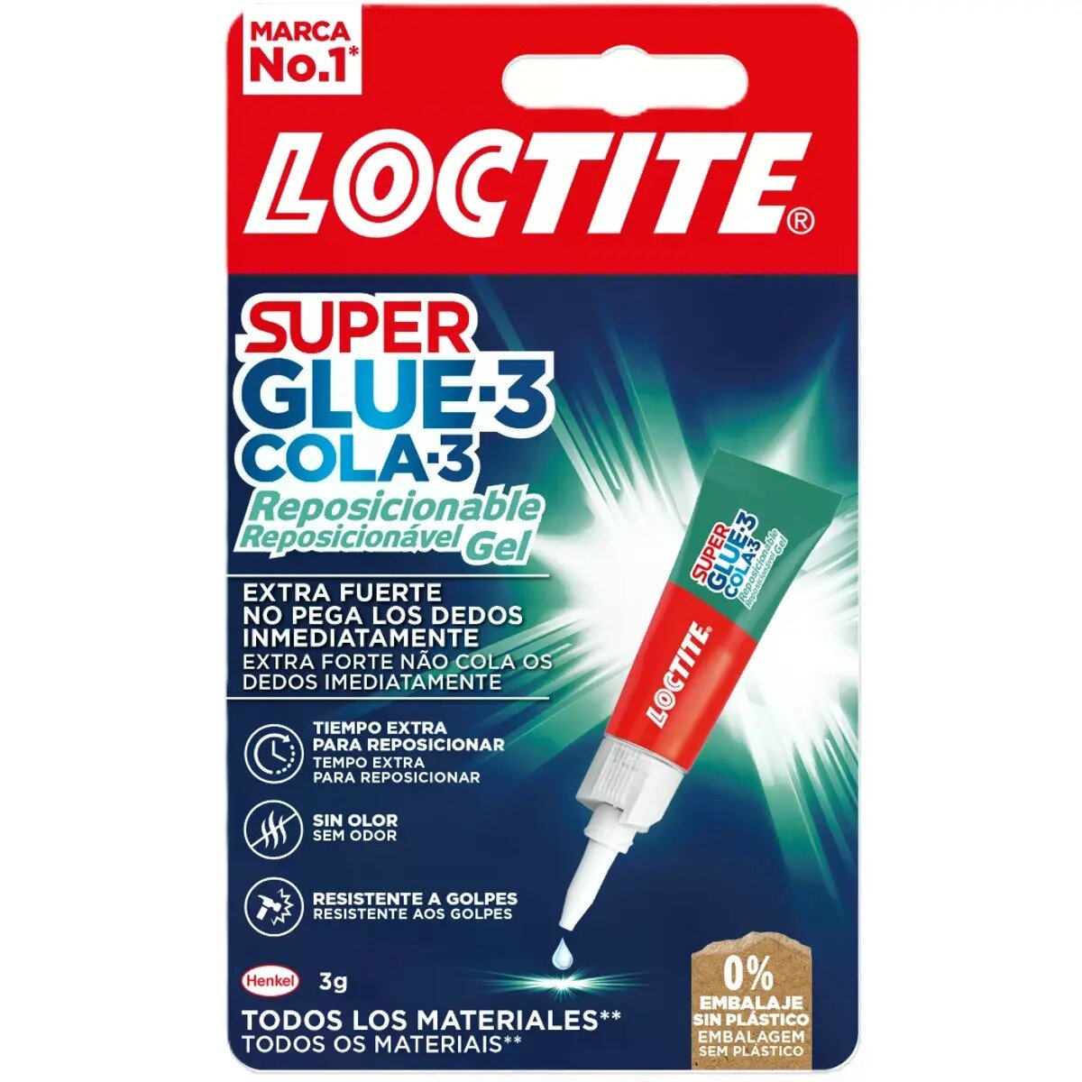 Imagem 0 de Cola instantânea Loctite SG?3 reposicionável - 3g