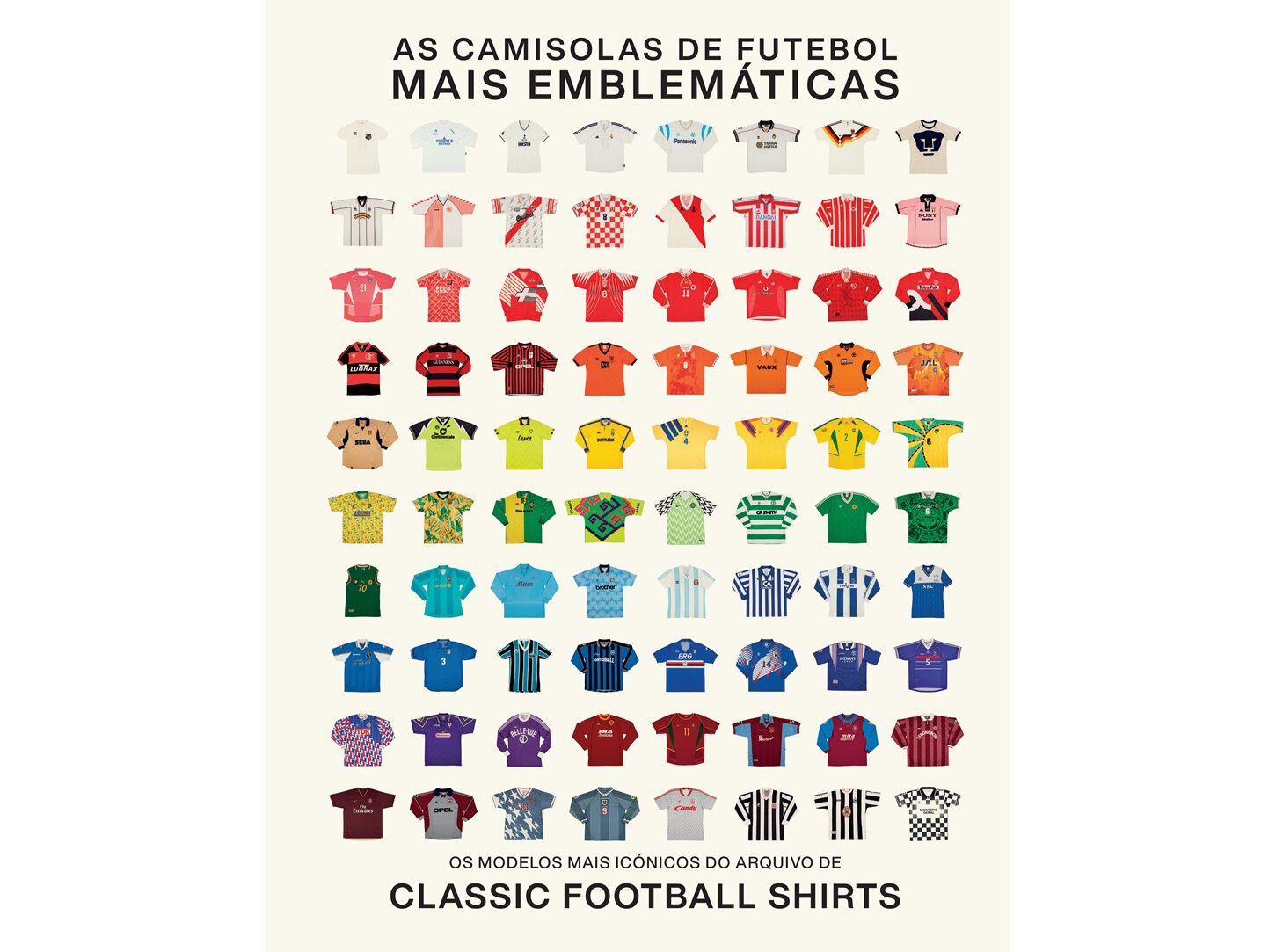 Imagem 0 de As Camisolas de Futebol Mais Emblemáticas