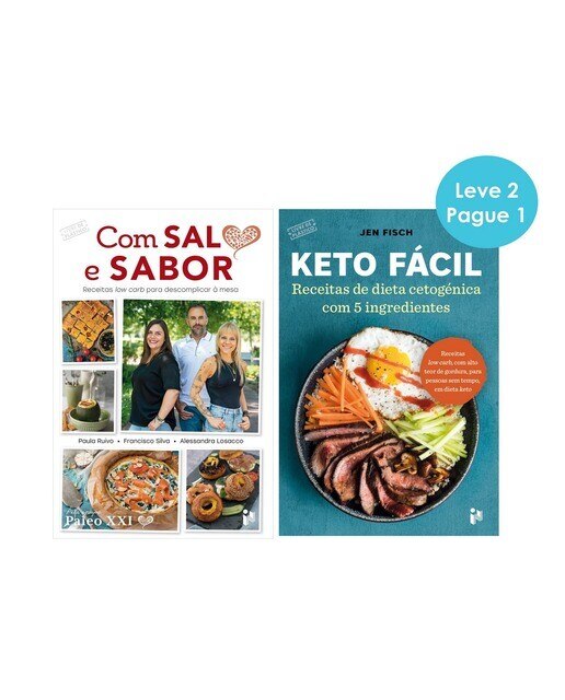 Imagem 0 de Com Sal e Sabor - Paleo XXI | Keto Fácil - Leve 2 Pague 1